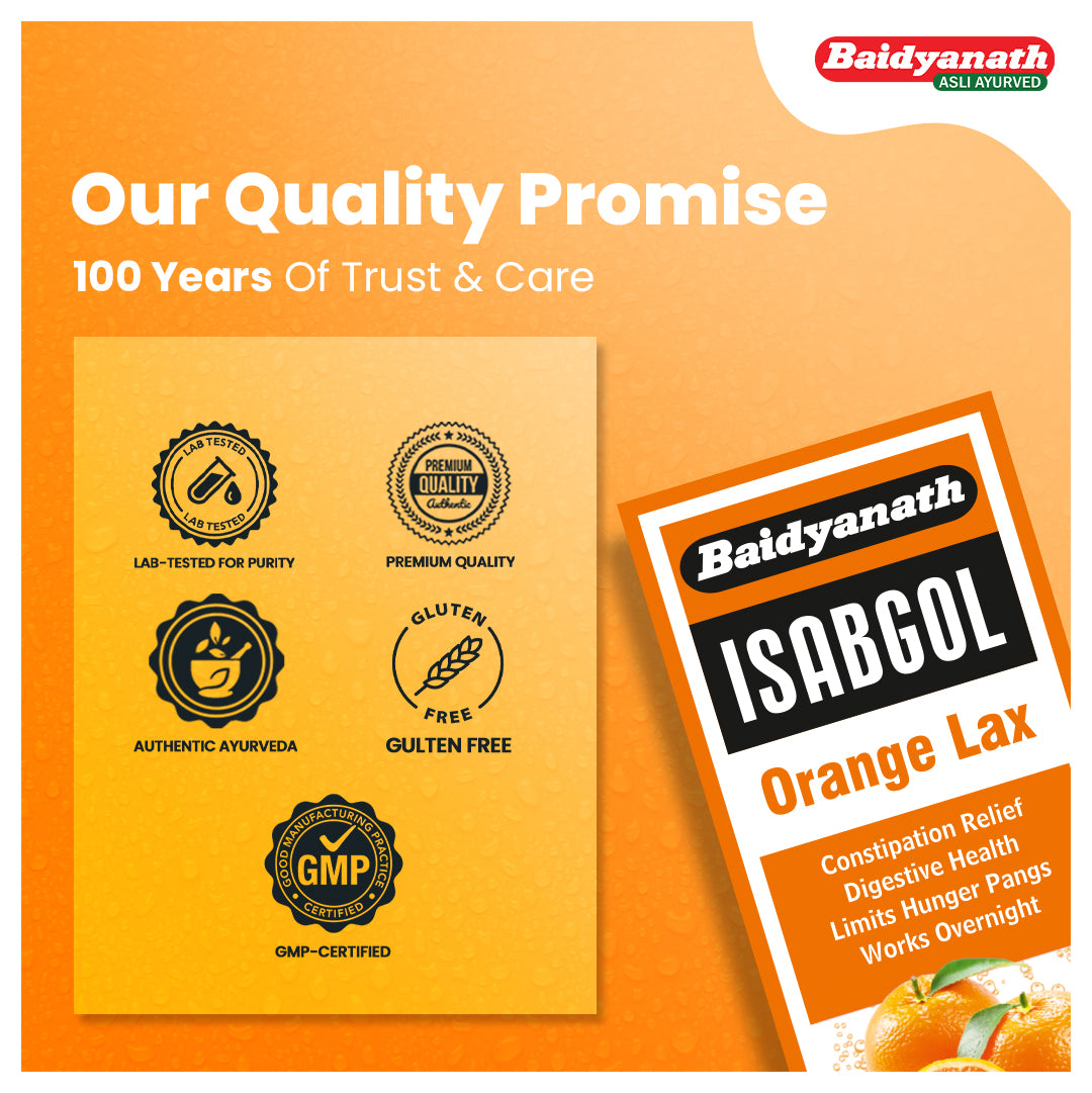 Baidyanath Isabgol Orange Lax