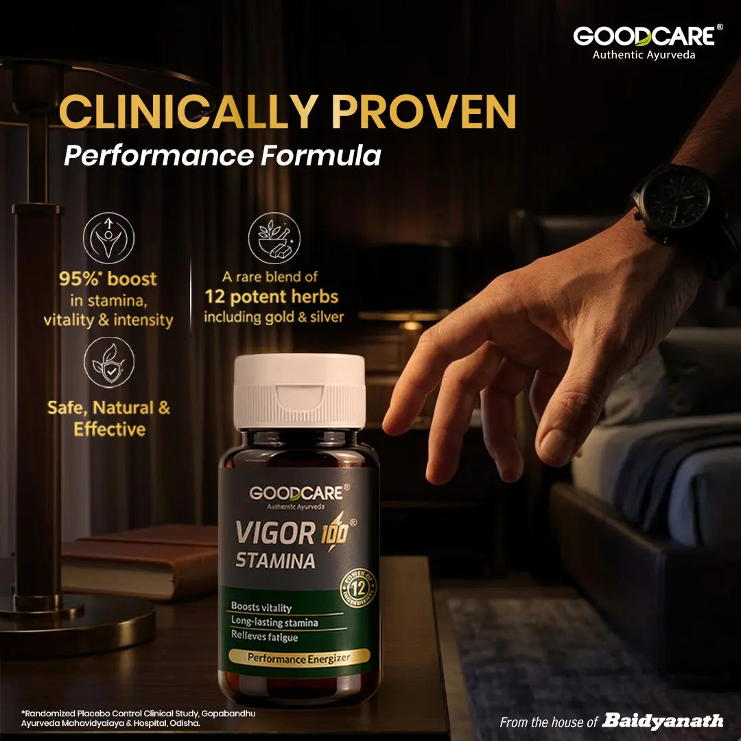 Goodcare Vigor 100 Stamina Capsule For Vitality & Energy - 30 Capsules
