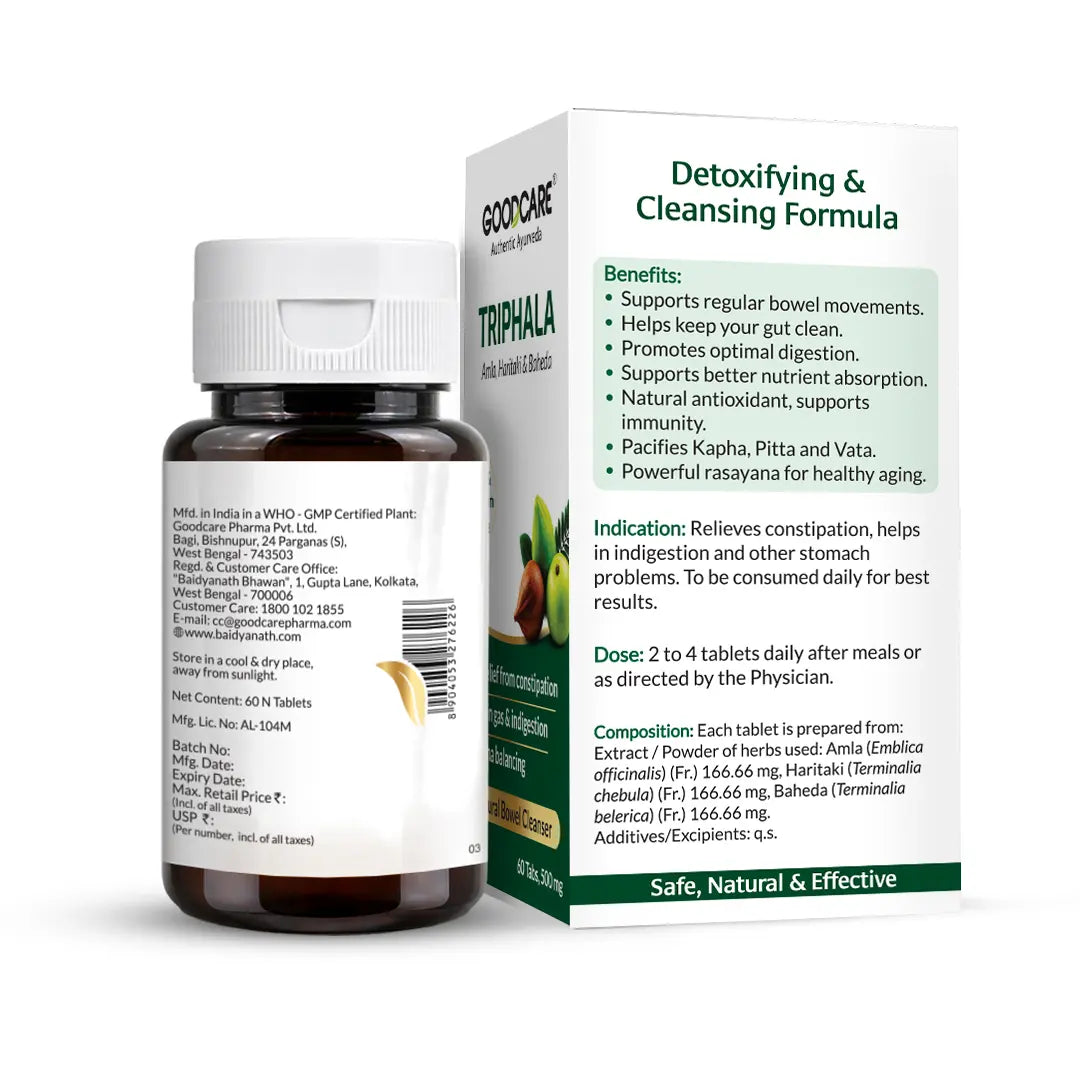 Goodcare Triphala Tablets | 60 Tab