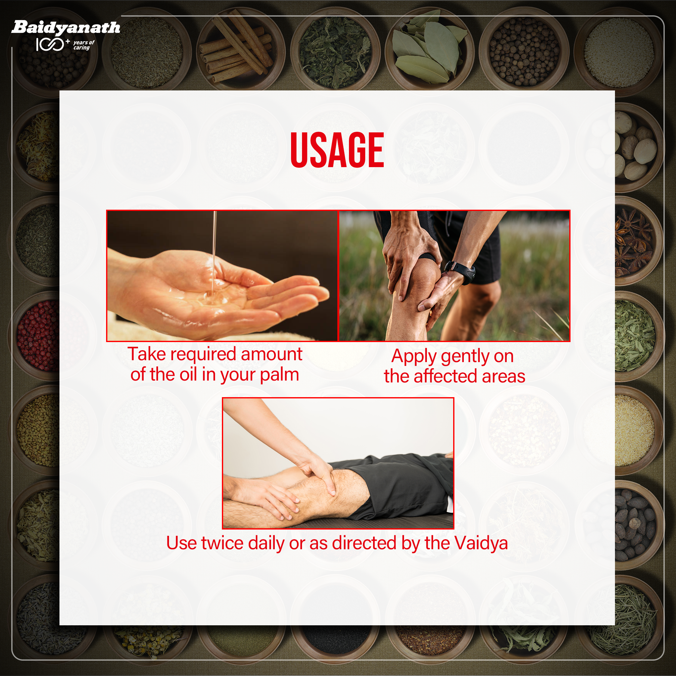 Baidyanath Rhuma Oil | Ayurvedic Pain Relief Oil for Joint & Muscle Pain