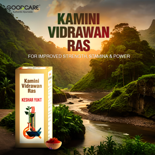 Goodcare Kaminividrawan Ras (Kesar Yukta) - Helps Maintain Vigour And Vitality