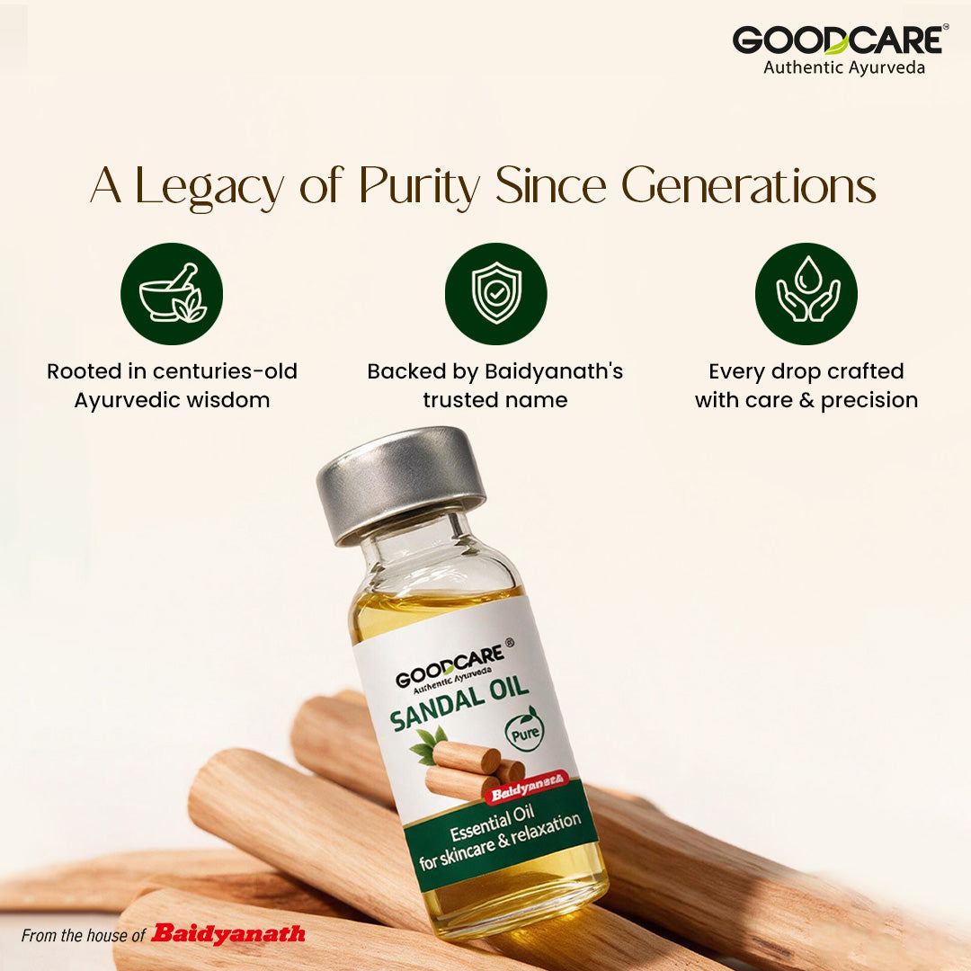Goodcare Sandalwood Oil (Chandan Tel) 2 ML