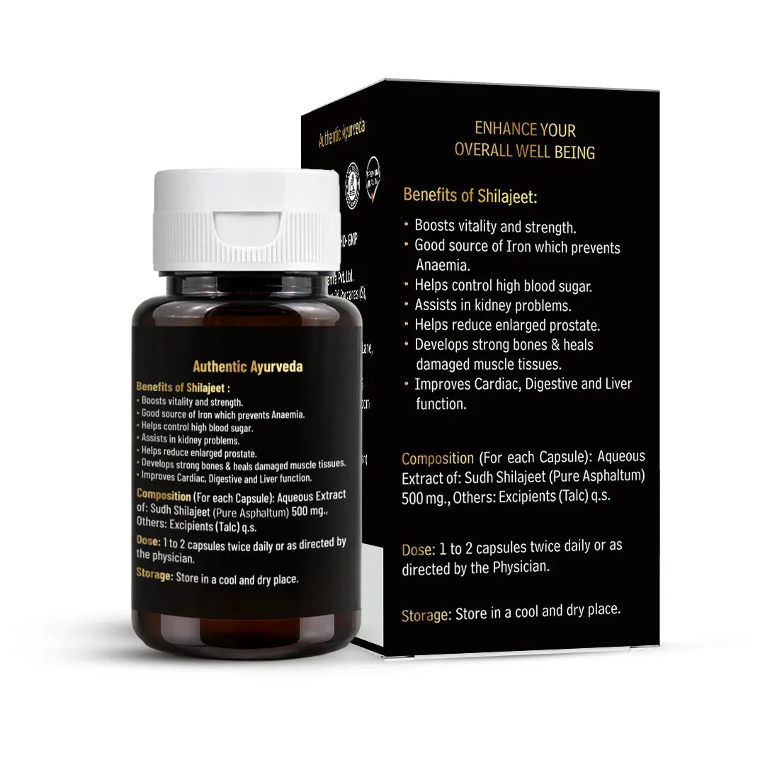 GoodCare Himalayan Shilajeet Capsules - 60 Capsules