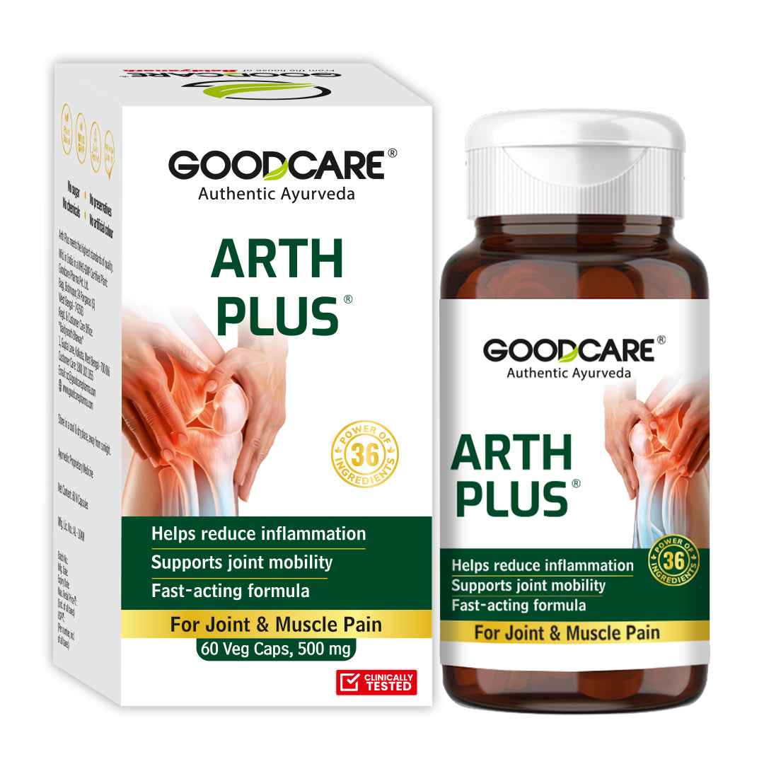 Goodcare Arth Plus – Fast-Acting Relief for Joint & Muscle Pain - 60 Capsules