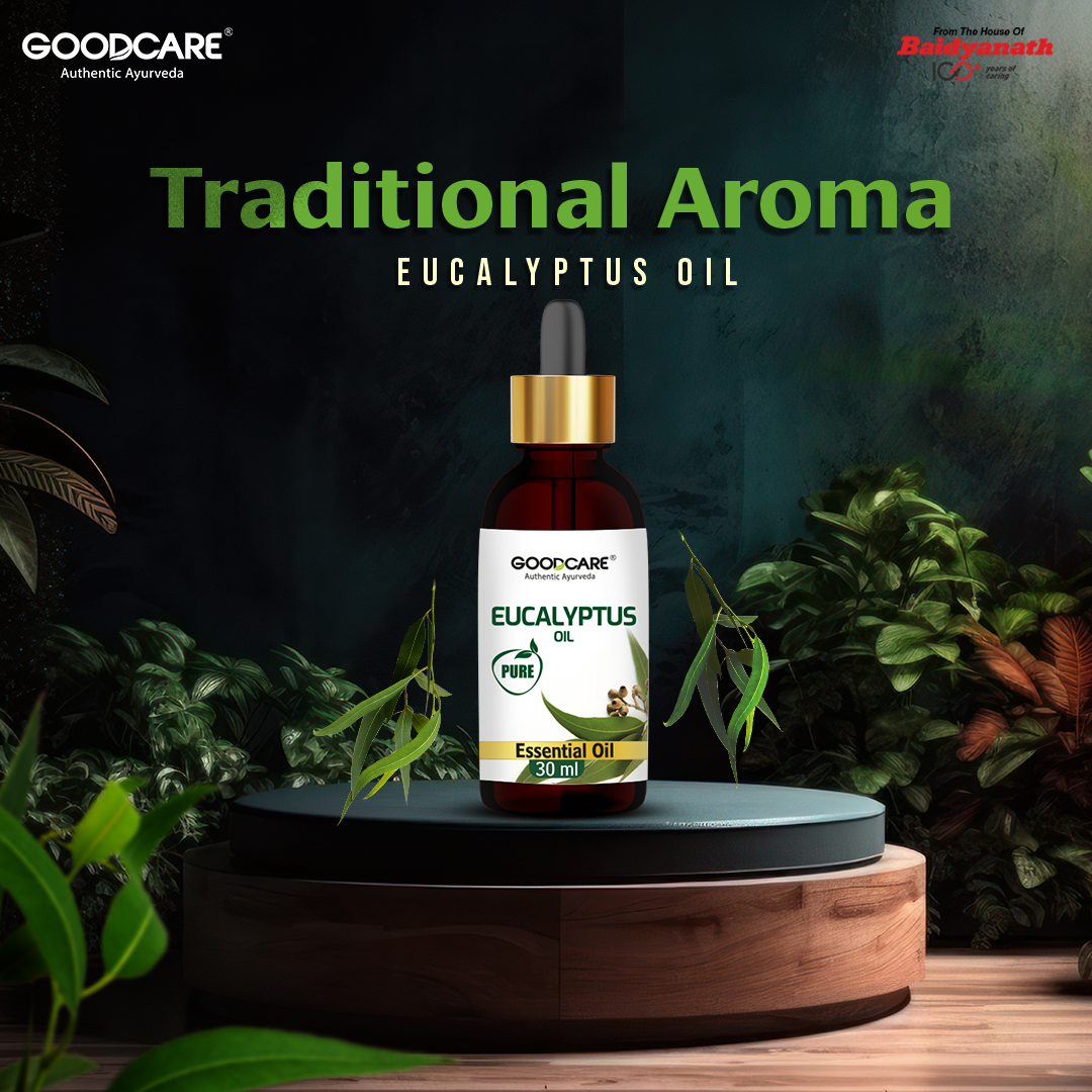 Goodcare Eucalyptus Oil – 30ml Natural Relief for Cough, Skin & Muscle Comfort