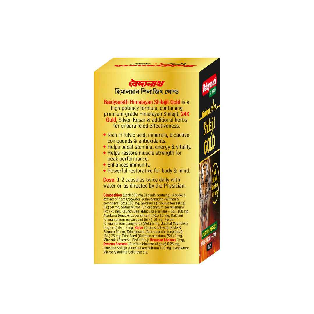 Baidyanath Himalayan Shilajit Gold- 20 Capsules