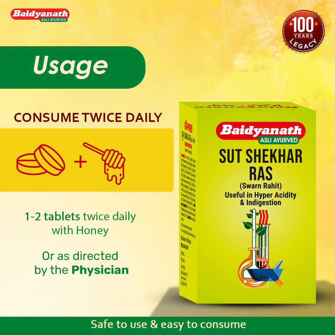 Baidyanath Sutshekhar Ras with Gold
