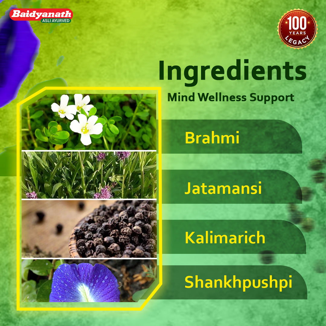 Baidyanath Brahmi Bati (Buddhivardhak) - 30 Tab