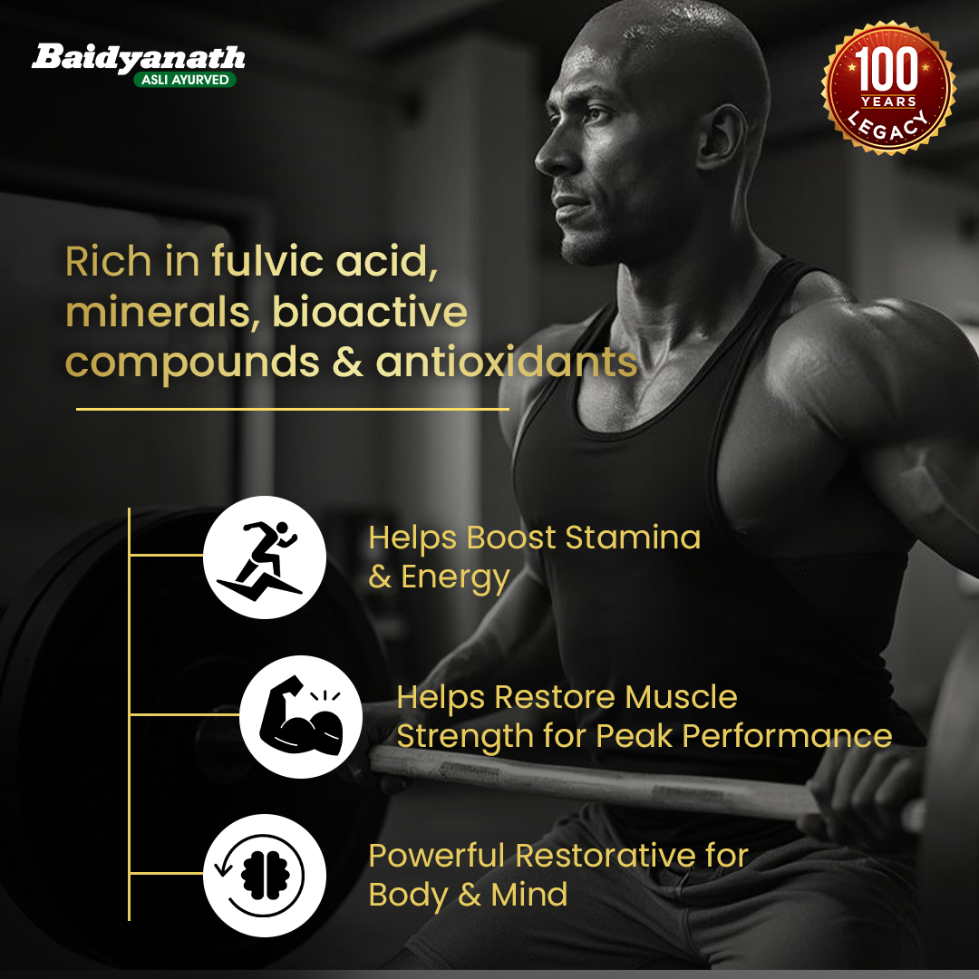 Baidyanath Himalayan Shilajit – Pure Strength & Stamina - 50 Tablets