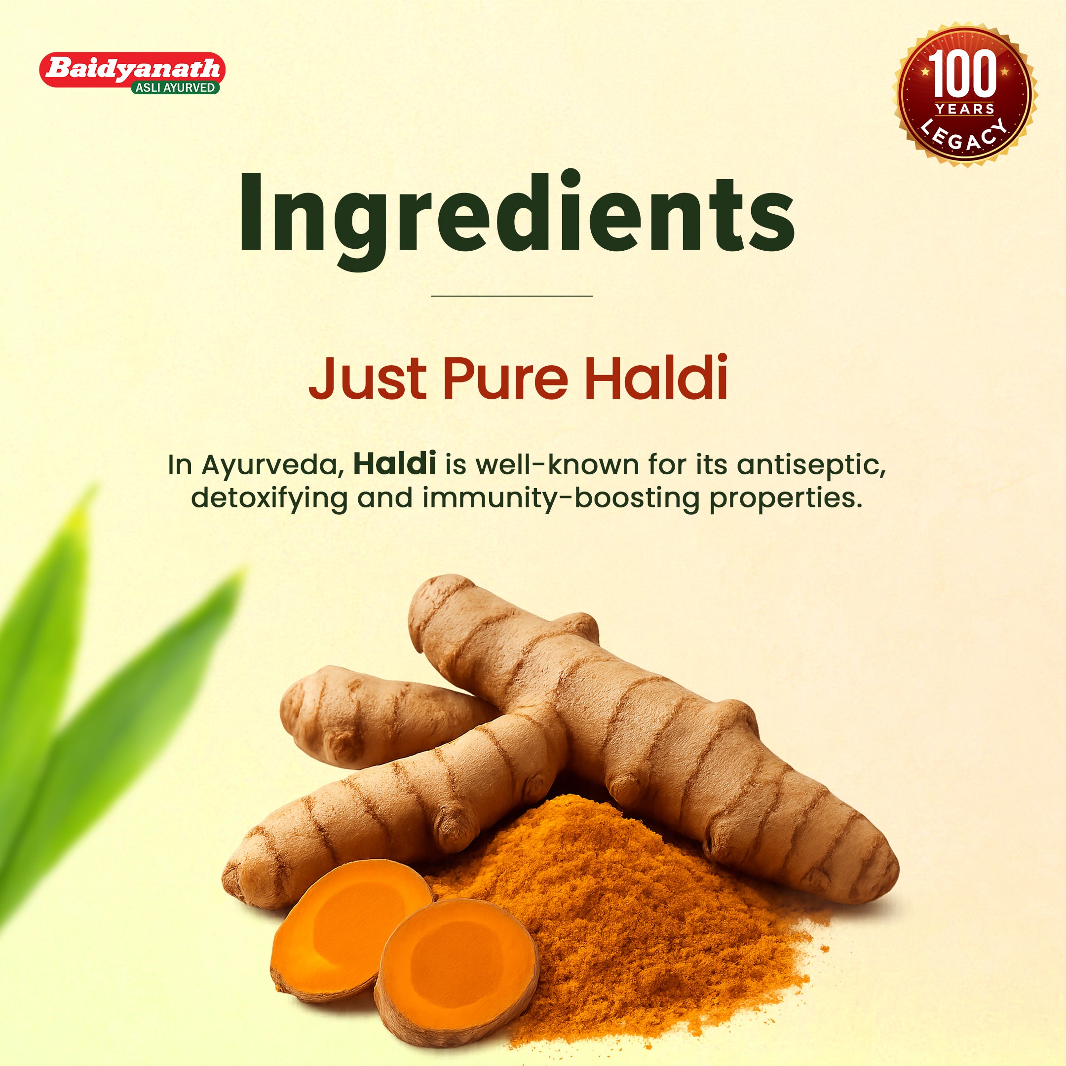 Baidyanath Haldi 60 Tablets For Purifying Blood & relieve skin issues