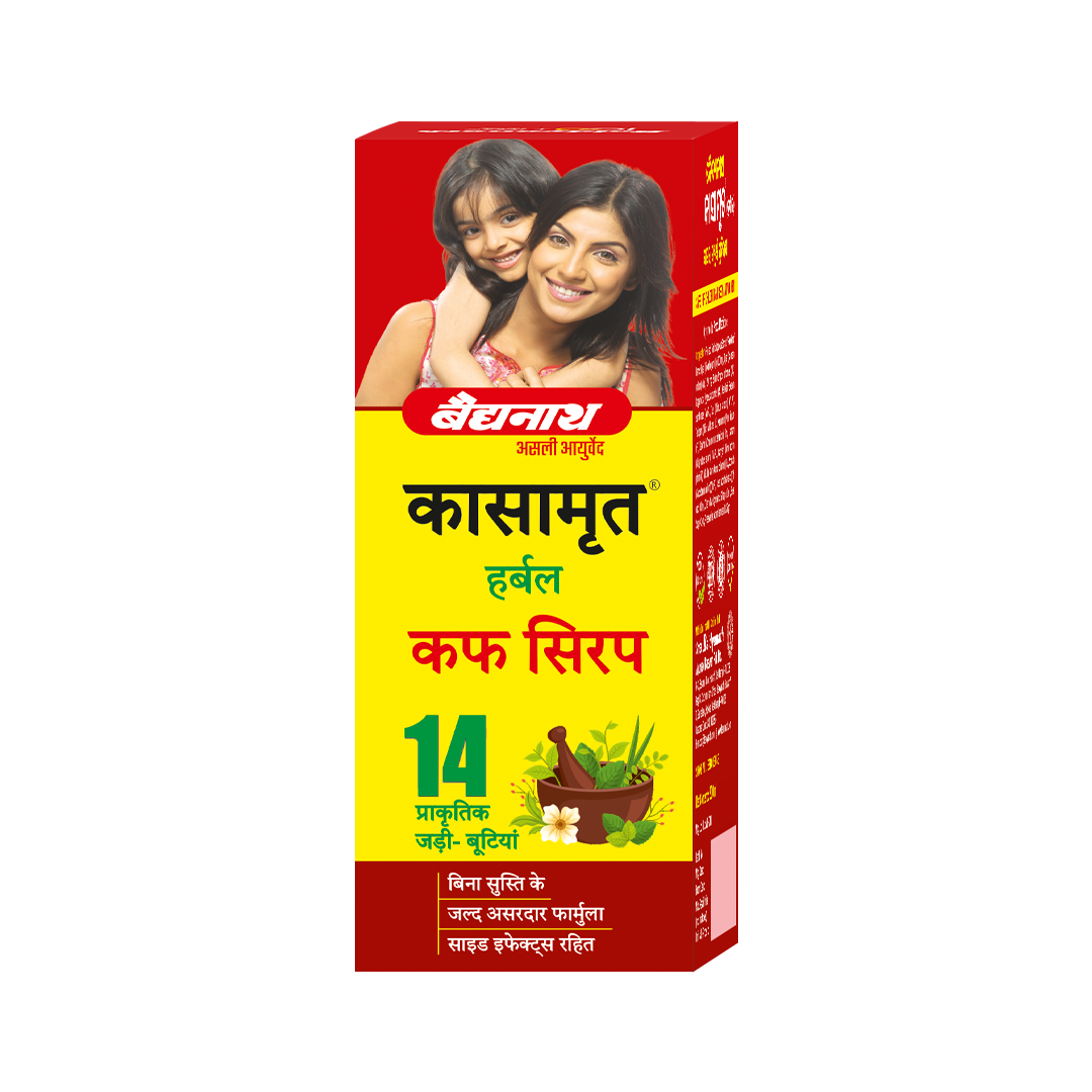 Baidyanath Kasamrit Herbal Cough Syrup - 200ml