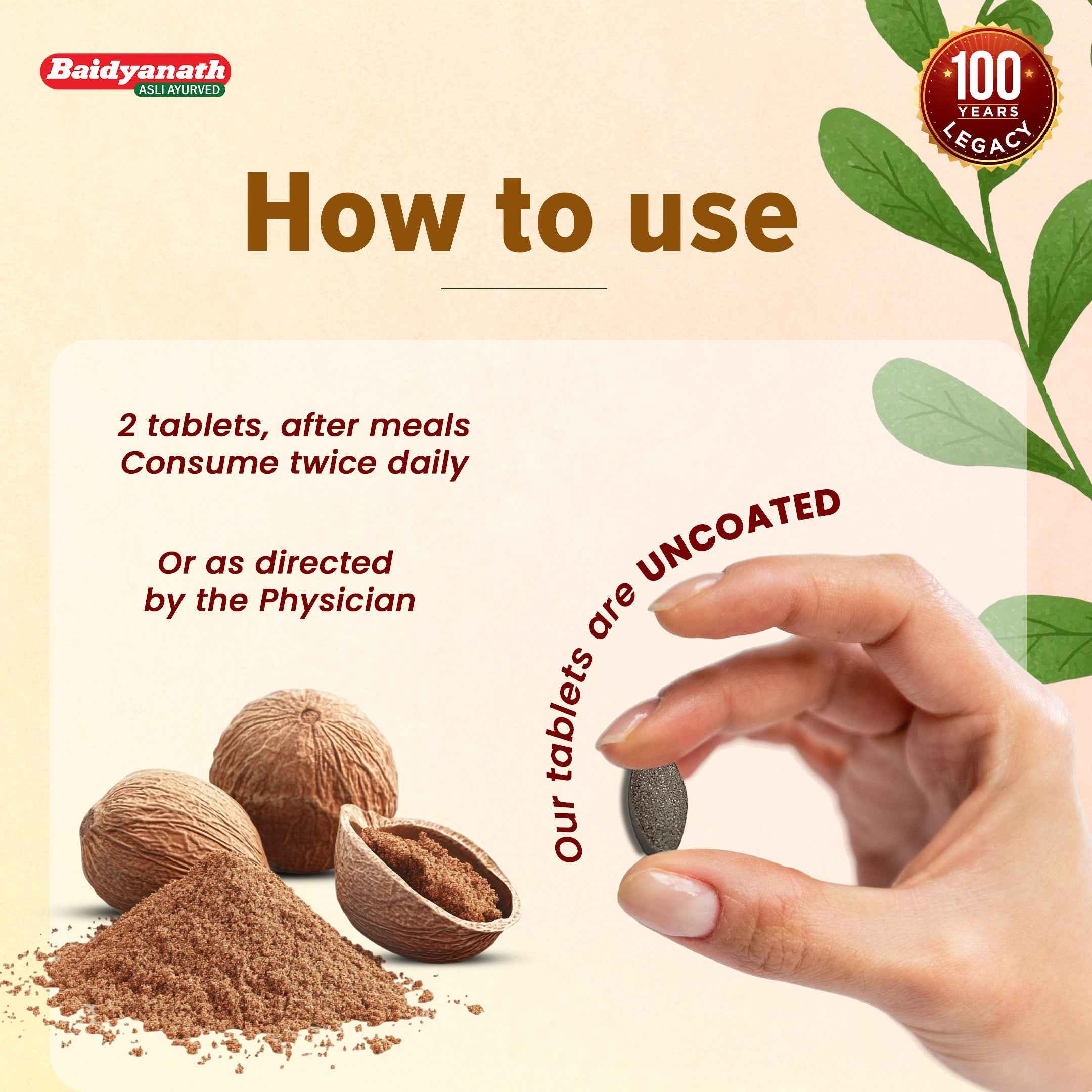 Baidyanath Triphala 60 Tablets For Digestive Support