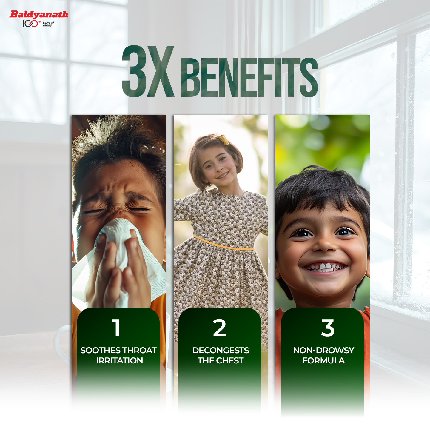 Baidyanath Kasamrit Herbal Cough Syrup - 200ml