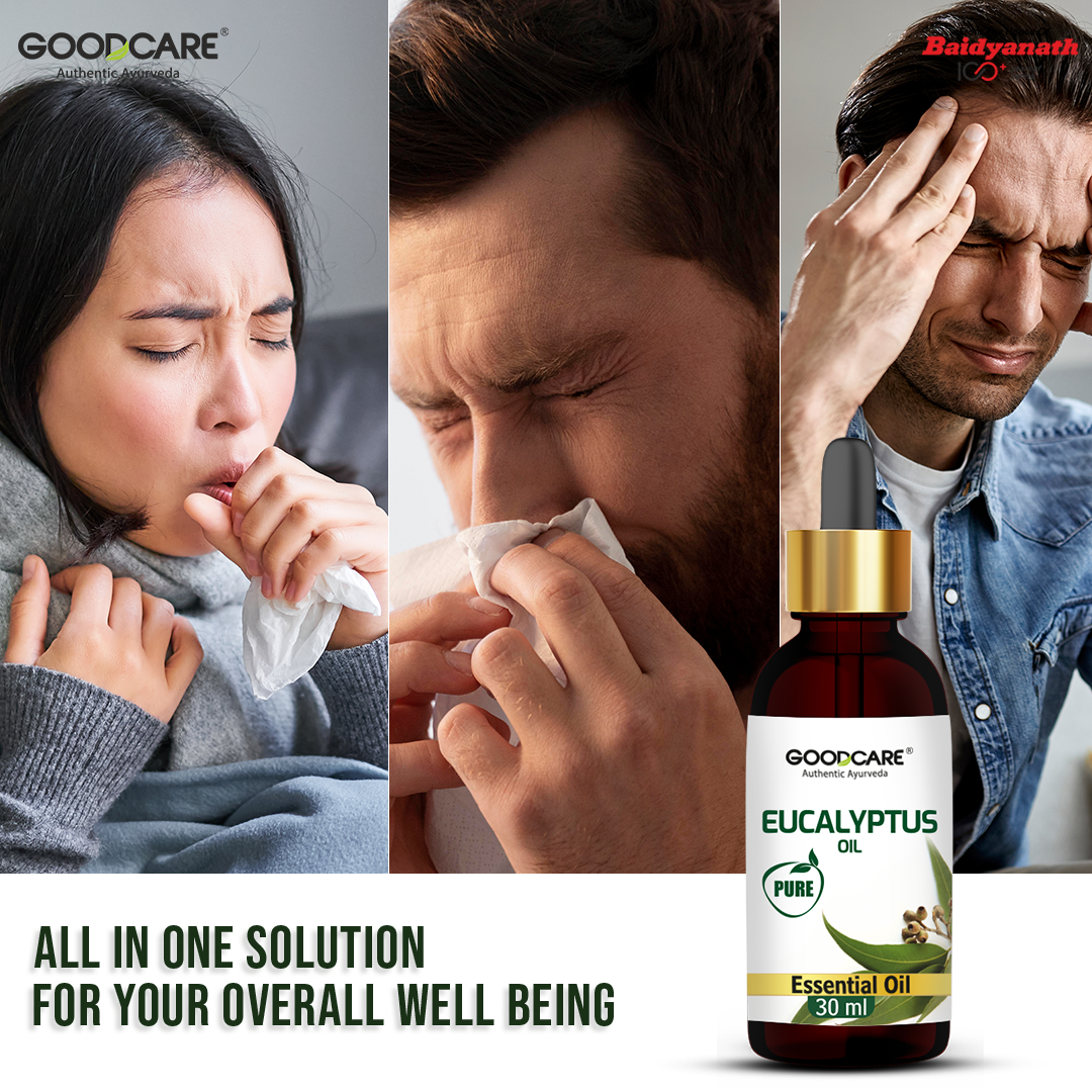 Goodcare Eucalyptus Oil – 30ml Natural Relief for Cough, Skin & Muscle Comfort