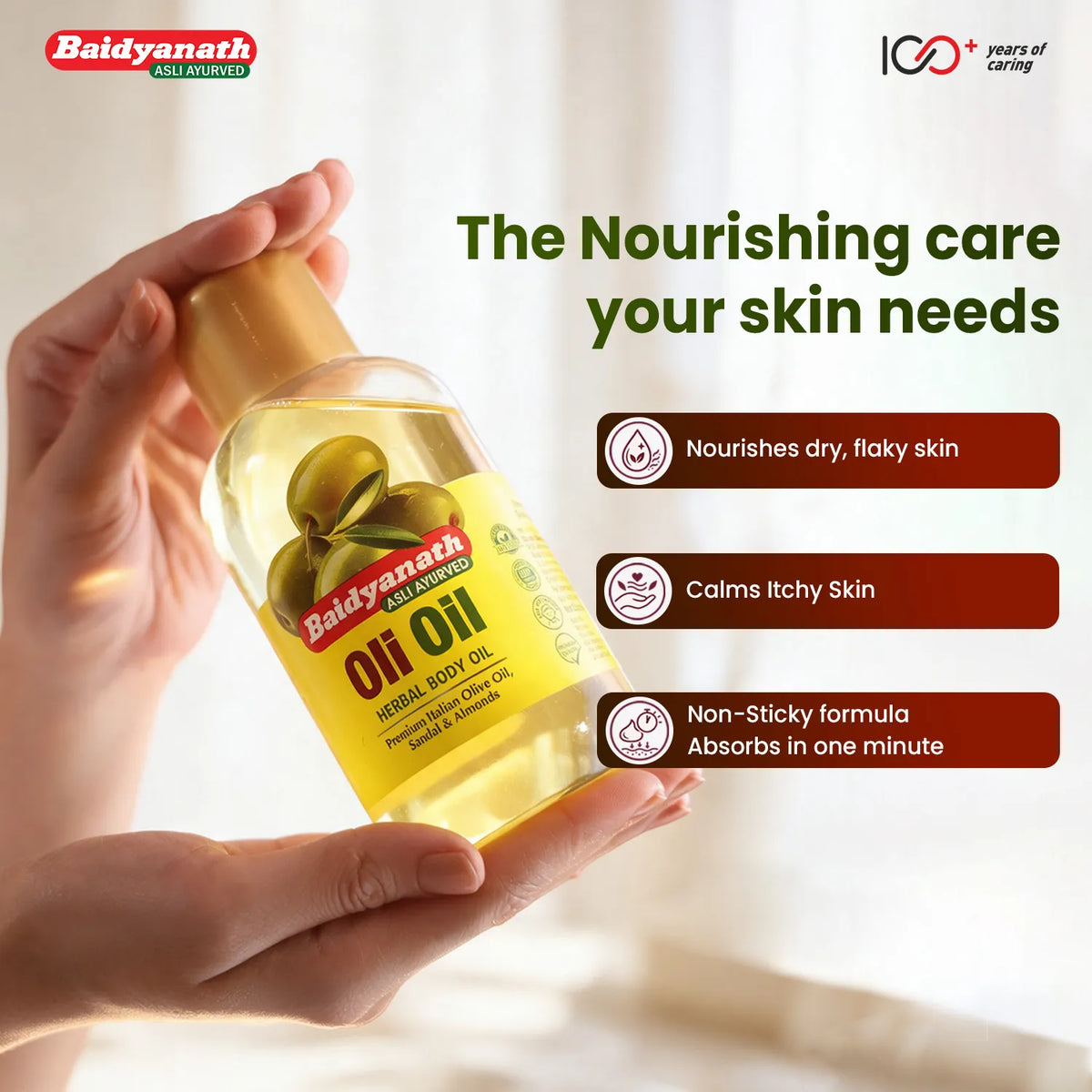 Baidyanath Oli Oil – 3X Better Than Moisturizers