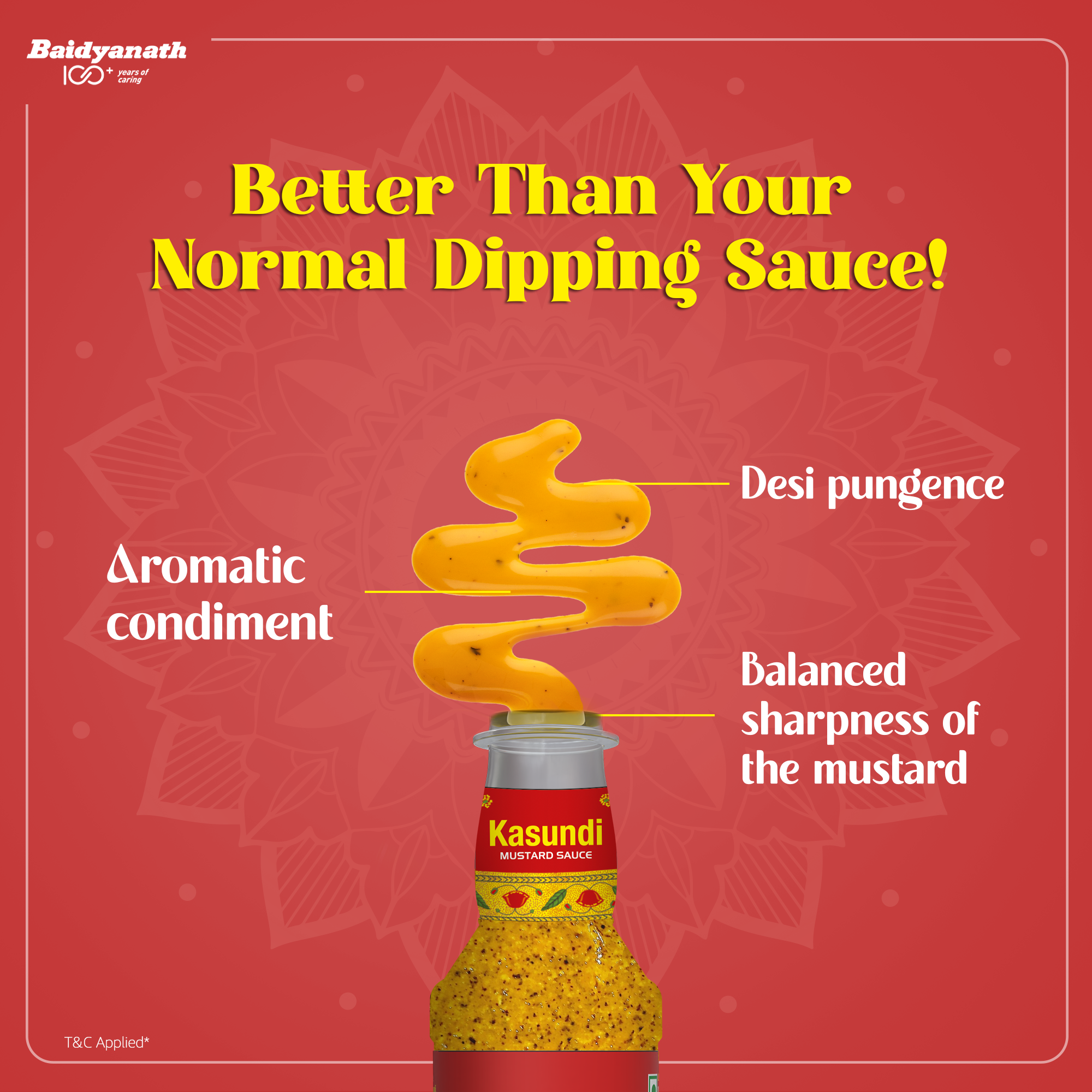 Baidyanath Kasundi Traditional Bengali Mustard Sauce - 200gm