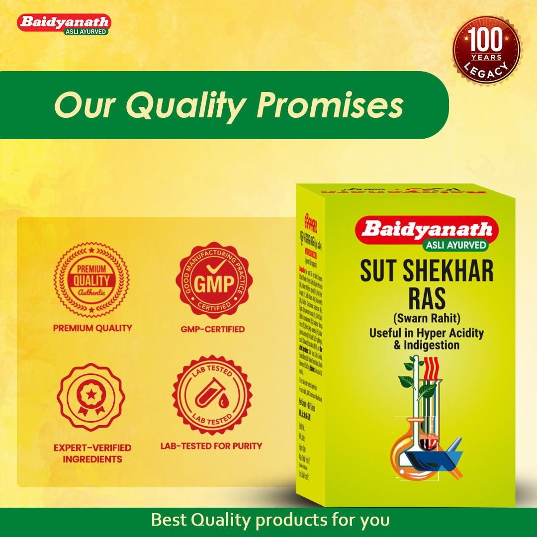 Baidyanath Sutshekhar Ras with Gold