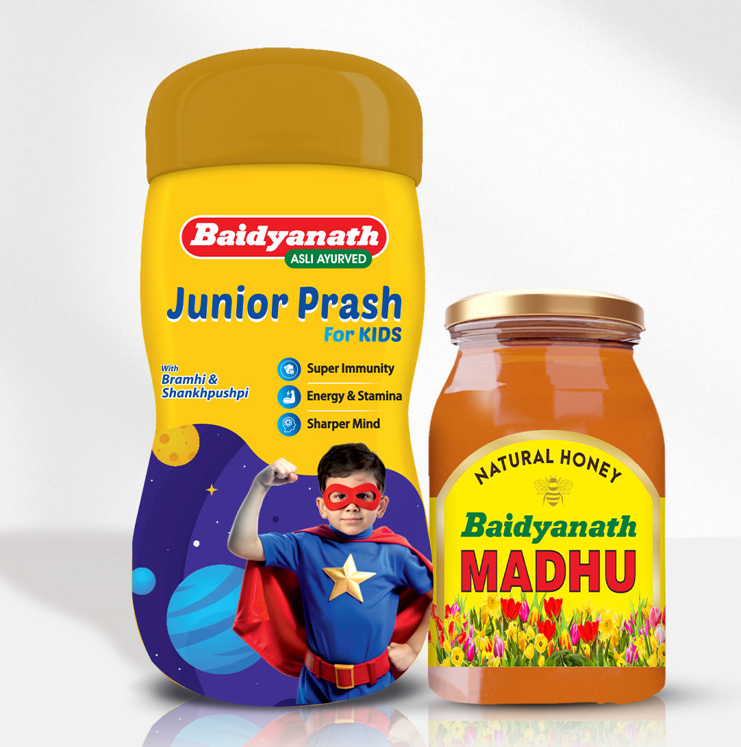 Baidyanath Junior Prash-Immunity Booster With Madhu combo - 500gm Each