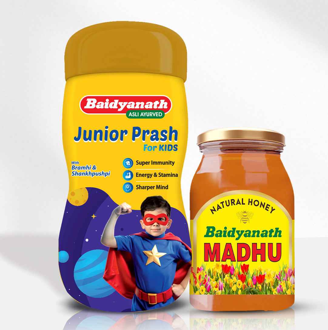 Baidyanath Junior Prash-Immunity Booster With Madhu combo - 500gm Each