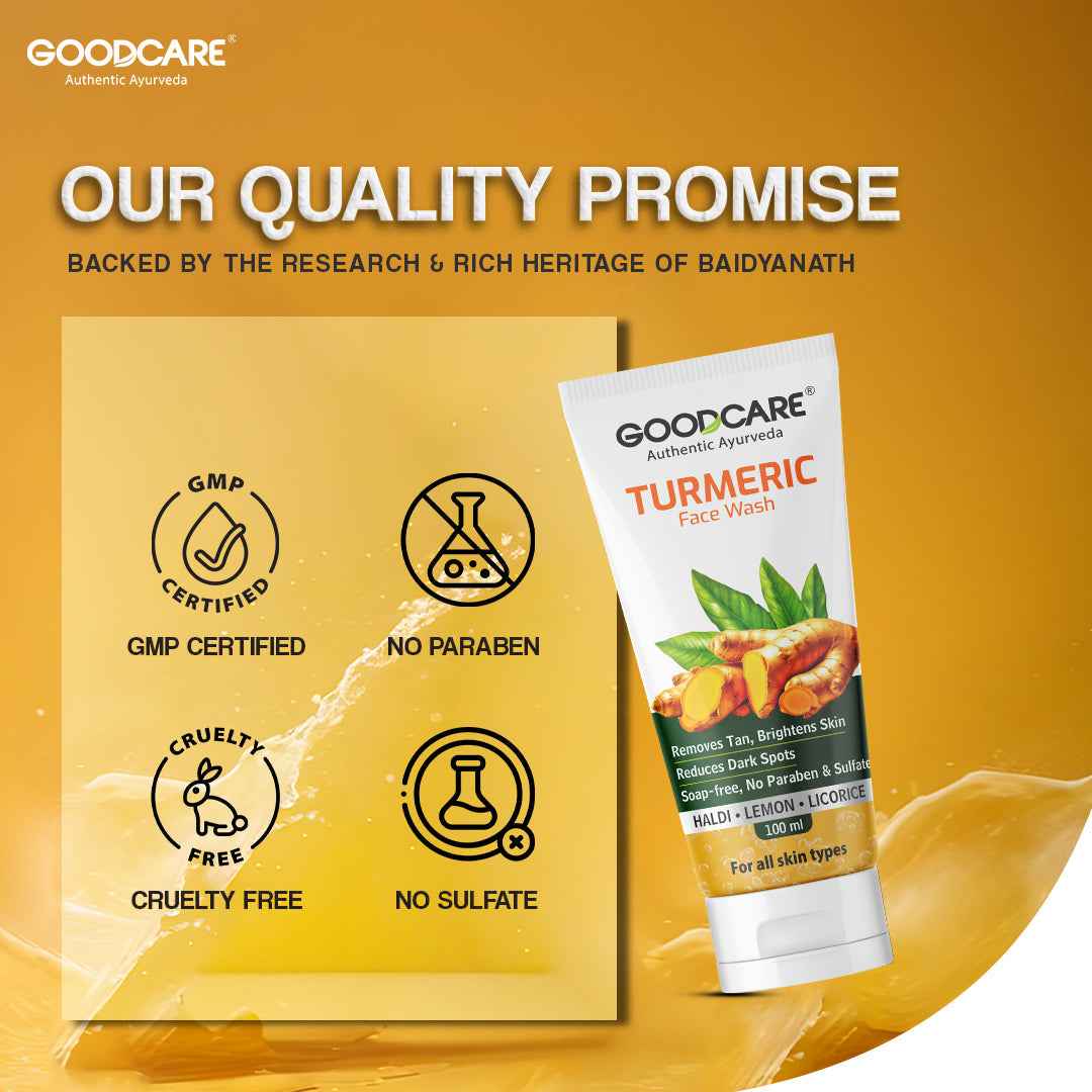 Goodcare Turmeric Facewash - 100 ML