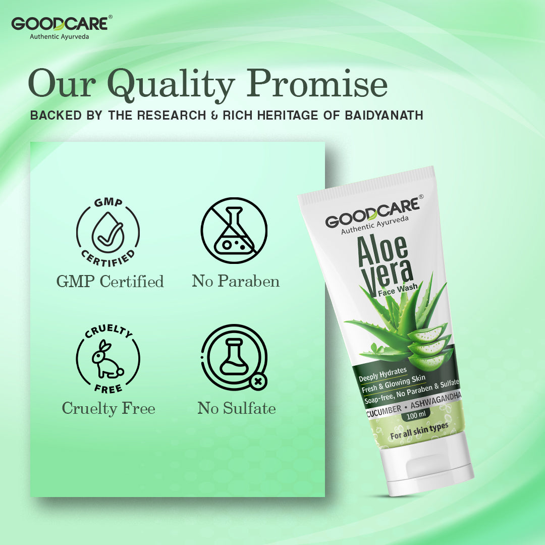 Goodcare Aloe Vera Facewash - 100 ml