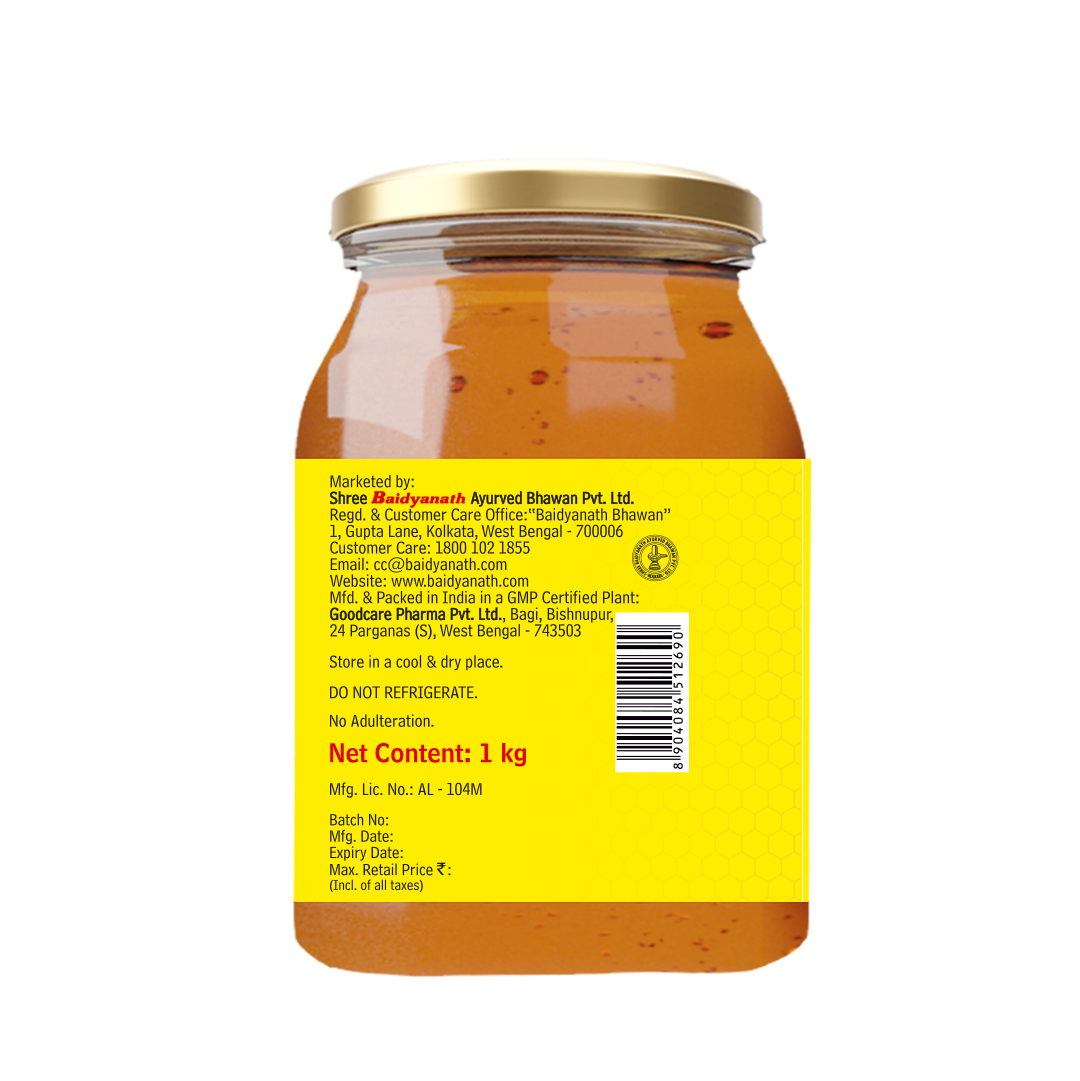 Baidyanath Madhu – Raw, Natural Honey with No Added Sugar - 500ml
