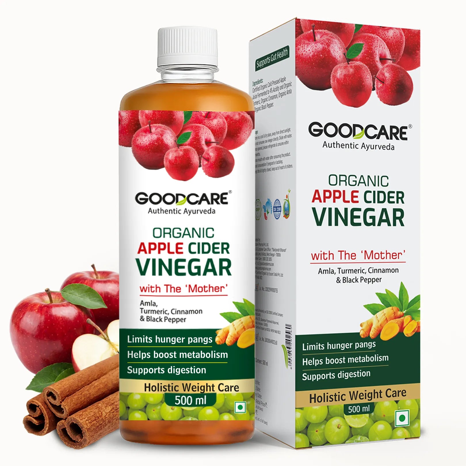 Goodcare Organic Apple Cider Vinegar- 500 ML