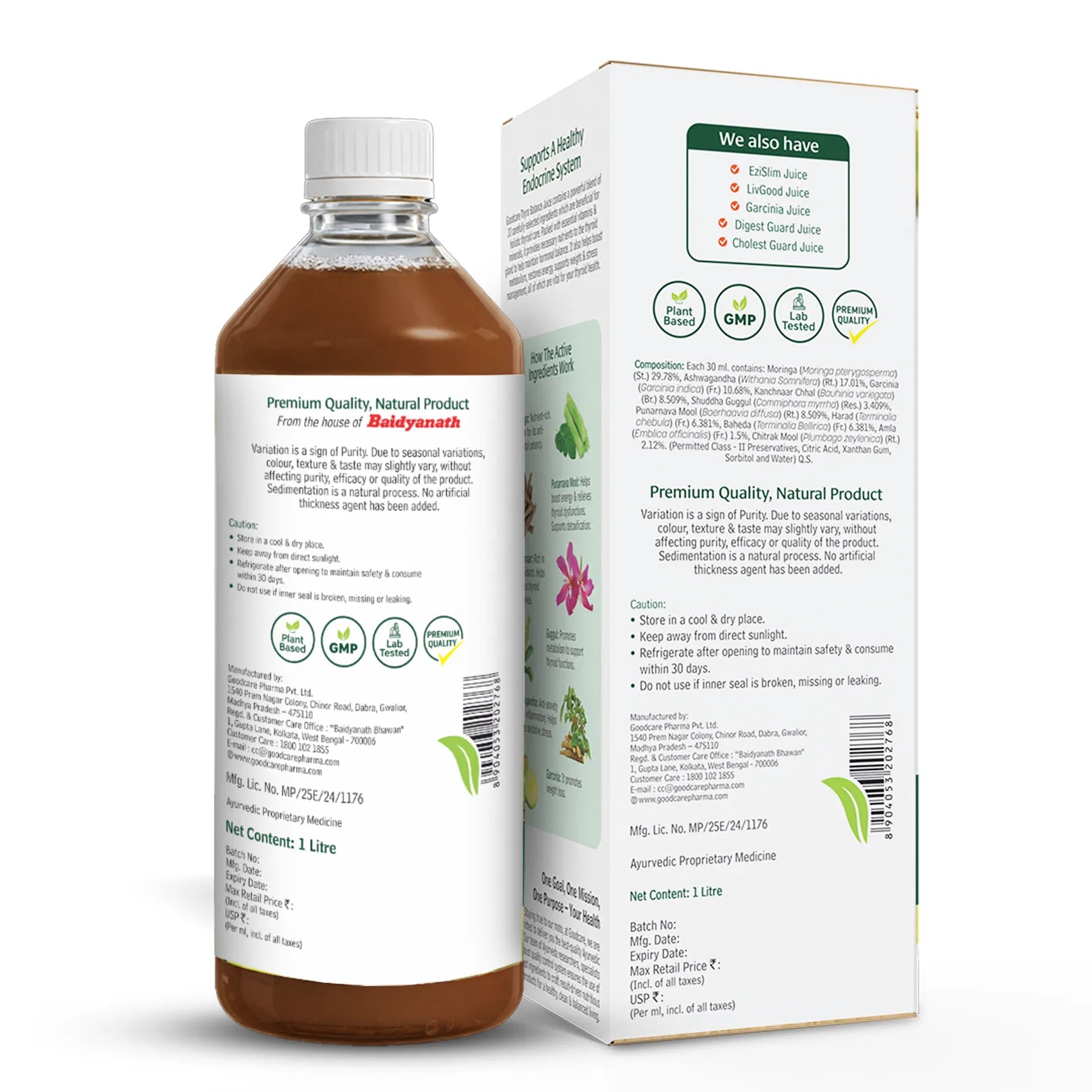 Goodcare Thyro Balance Juice-1 Ltr