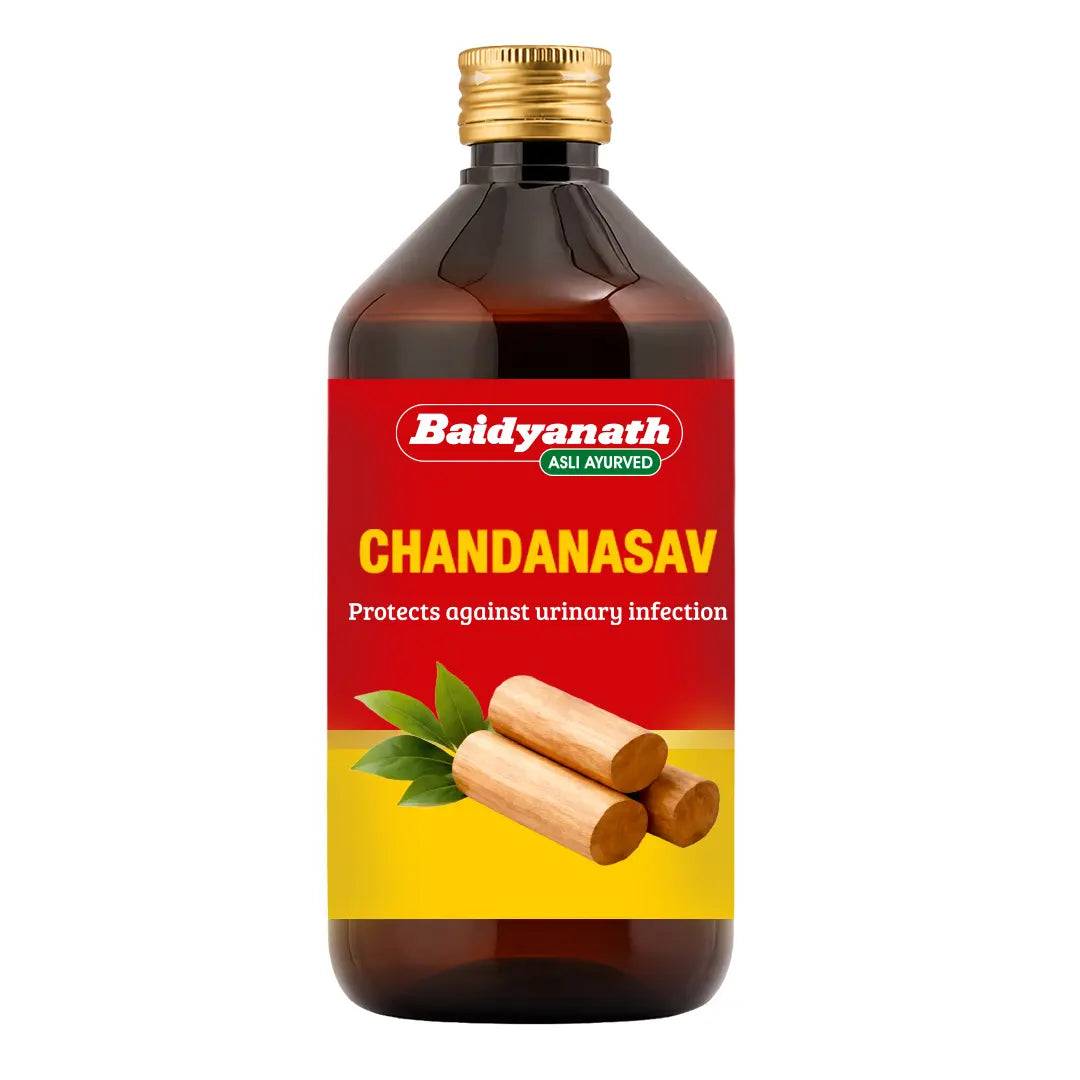 Baidyanath Chandanasav 450 ml | Ayurvedic Urinary Health & Urogenital Support Tonic