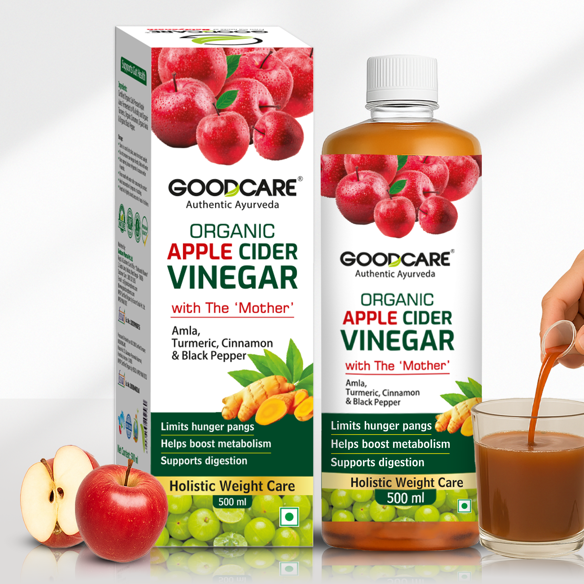 Goodcare Organic Apple Cider Vinegar- 500 ML