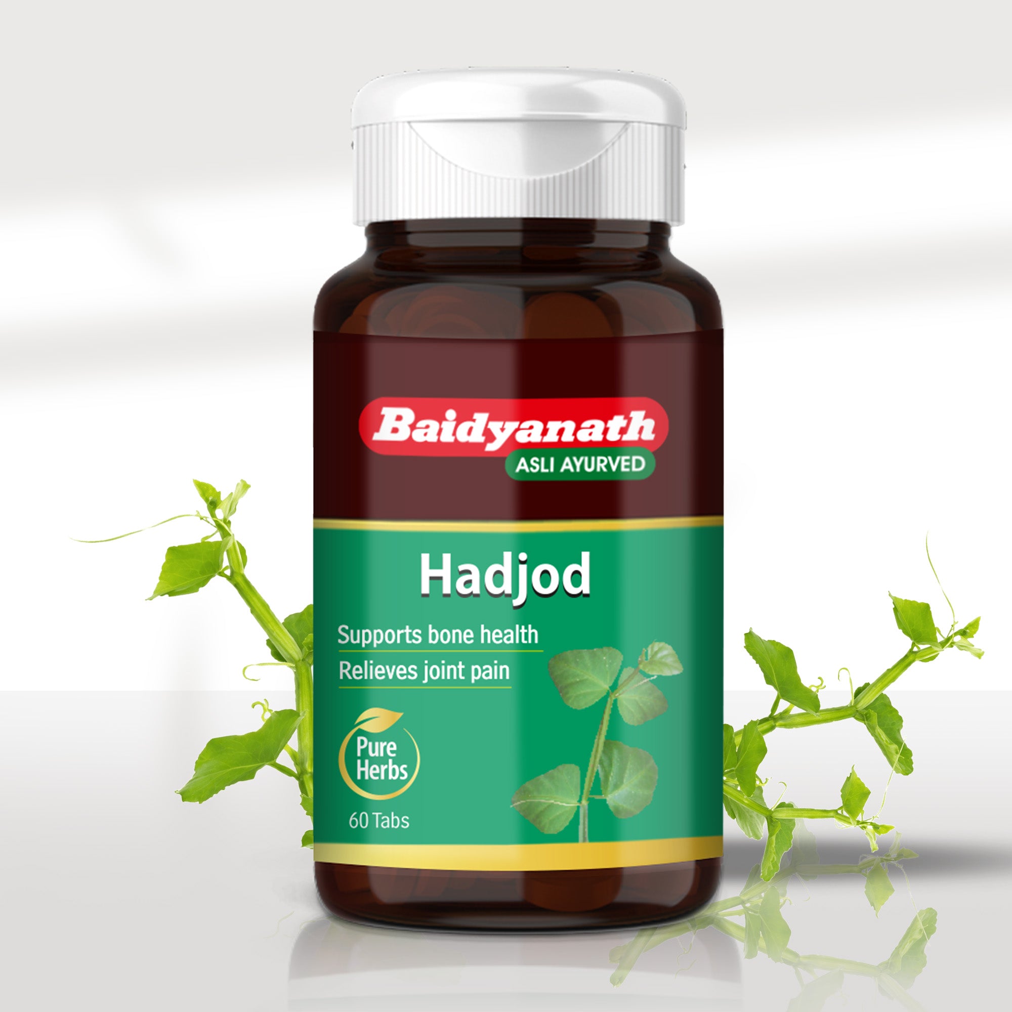 Baidyanath Hadjod 60 Tablets For Strong Bone and Joint Wellness