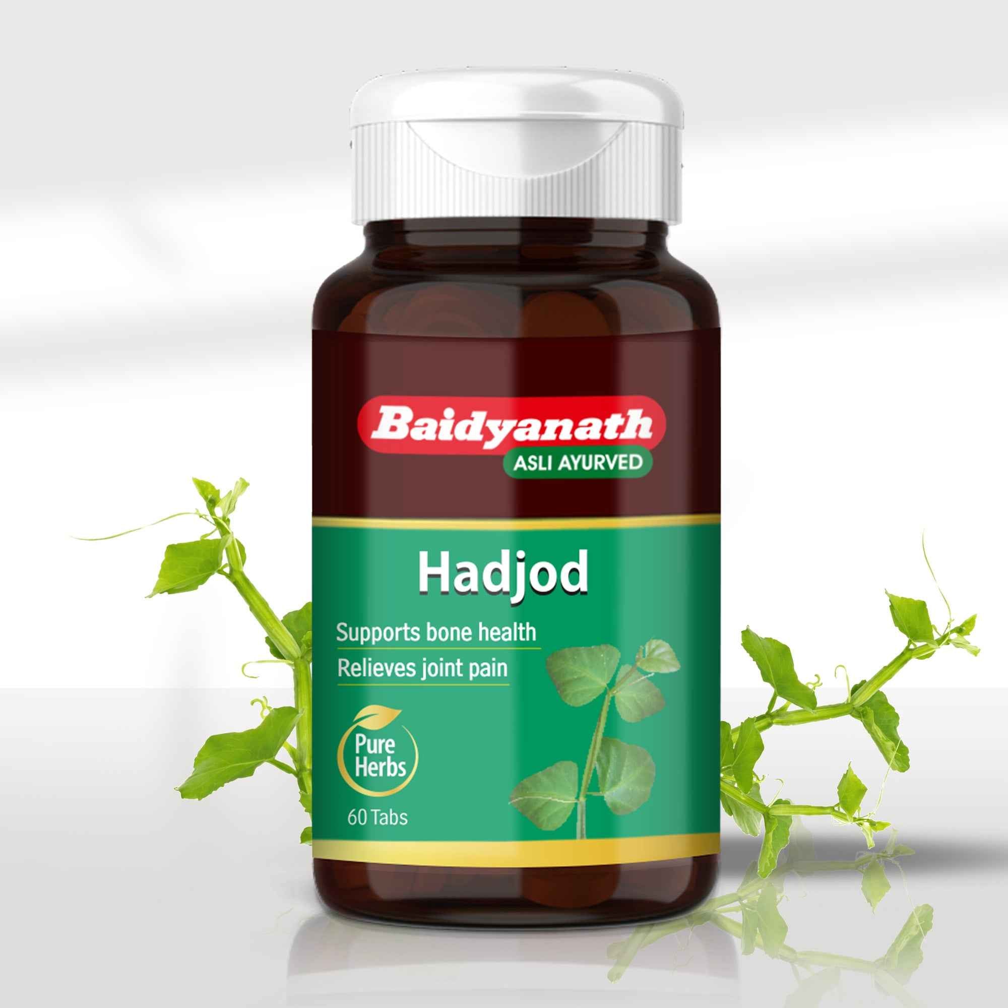 Baidyanath Hadjod 60 Tablets For Strong Bone and Joint Wellness