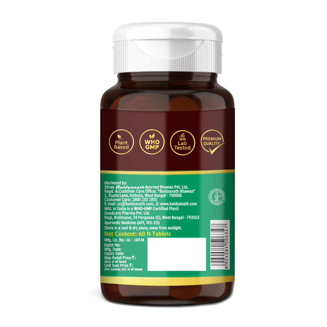 Baidyanath Hadjod 60 Tablets For Strong Bone and Joint Wellness