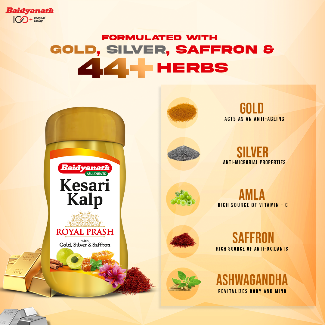 Amla Juice & Kesari Kalp Chyawanprash - 1Kg Combo For overall Wellness and Strength