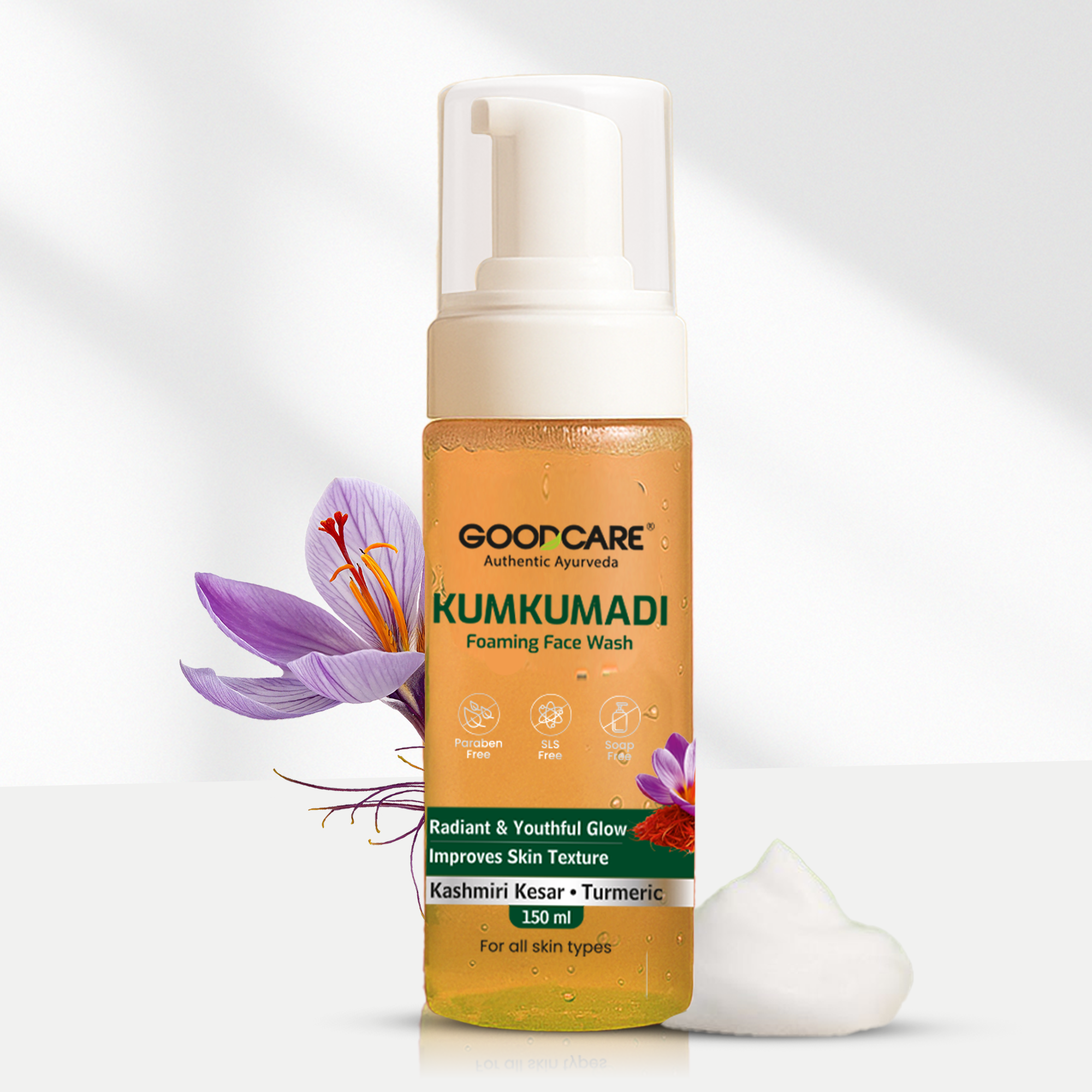 Kumkumadi Foaming Face Wash - 150 ml