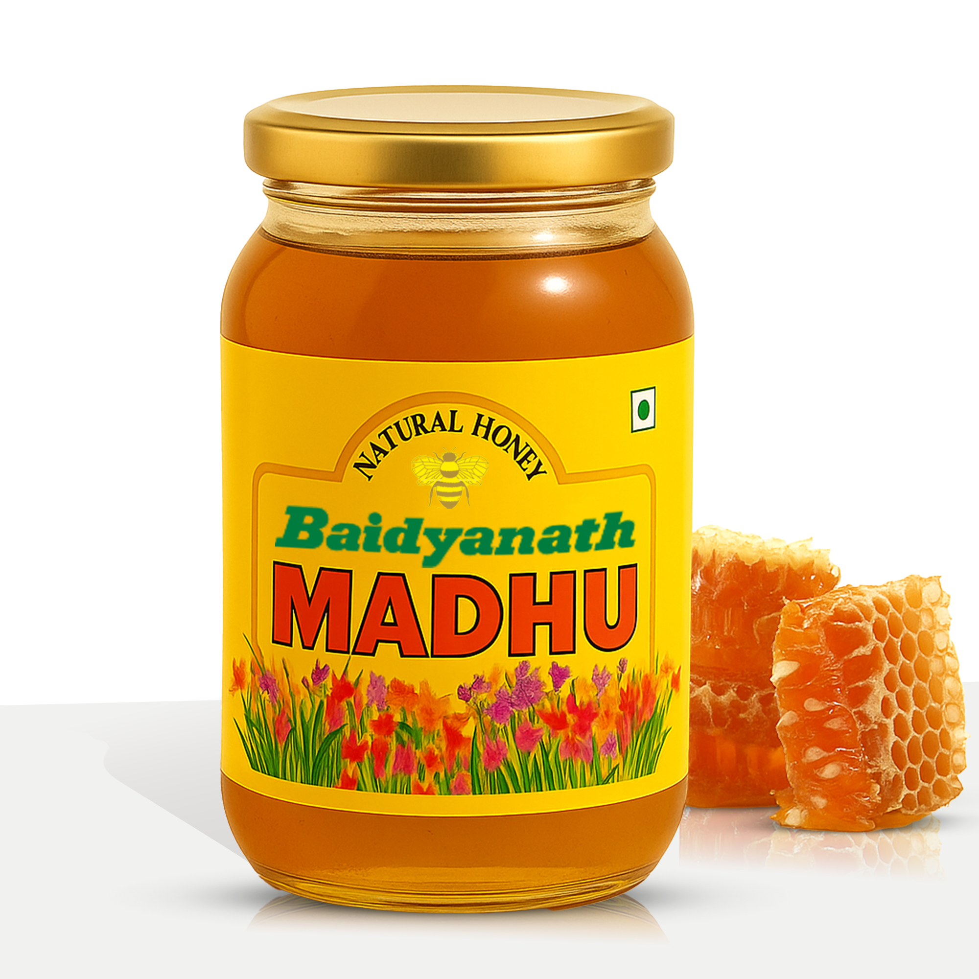 Baidyanath Madhu – Raw, Natural Honey with No Added Sugar - 500ml