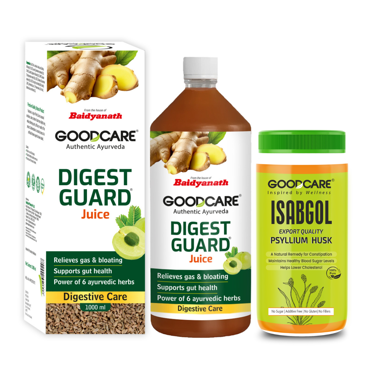 Gut Health Combo Of Digest Guard Juice & Isabgol(100 gm)
