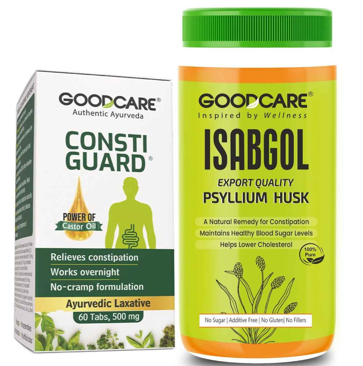 Goodcare Isabgol & Consti Guard Capsule For Healthy Gut