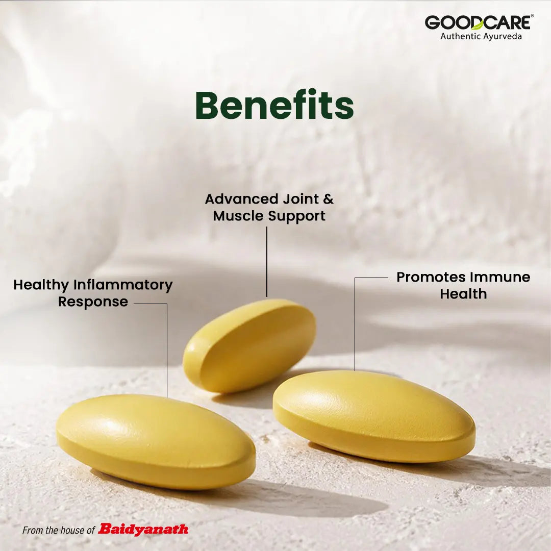 Goodcare Curcumin Tablets 60 Count | 95% Curcuminoids with Black Pepper & Ginger | Joint Comfort, Mobility & Immunity Support