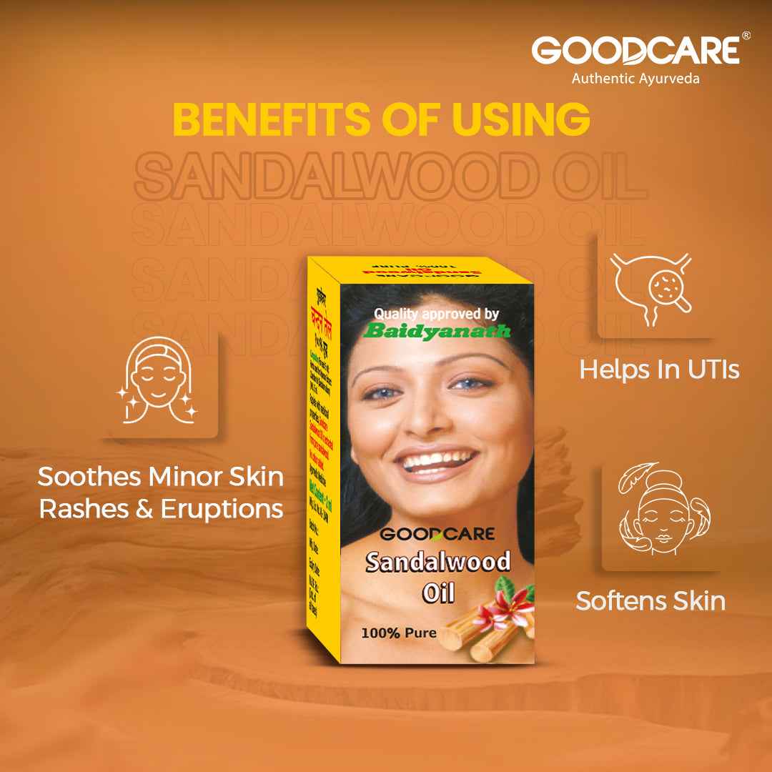 Goodcare Sandalwood Oil (Chandan Tel) 2 ML