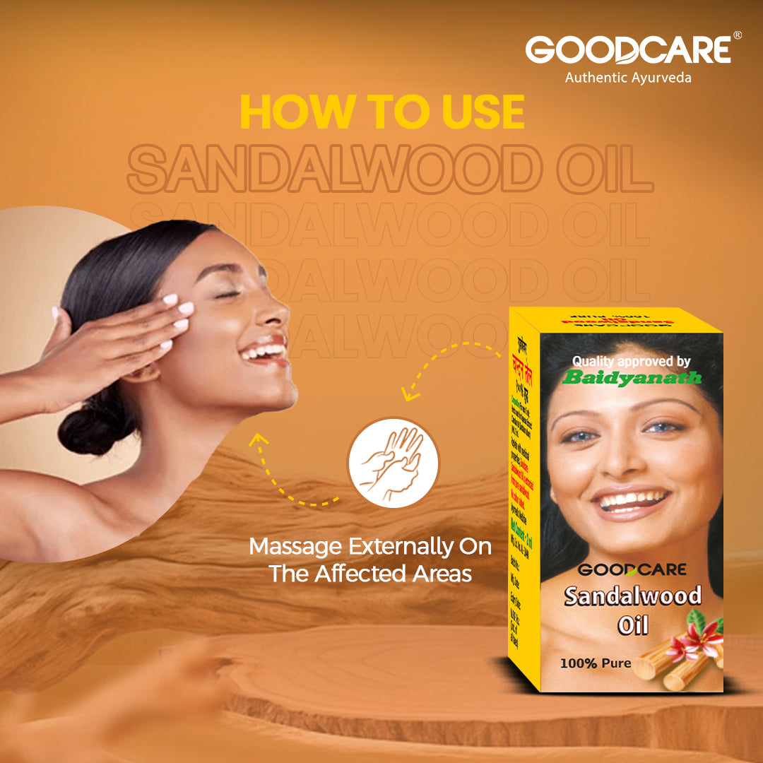 Goodcare Sandalwood Oil (Chandan Tel) 2 ML