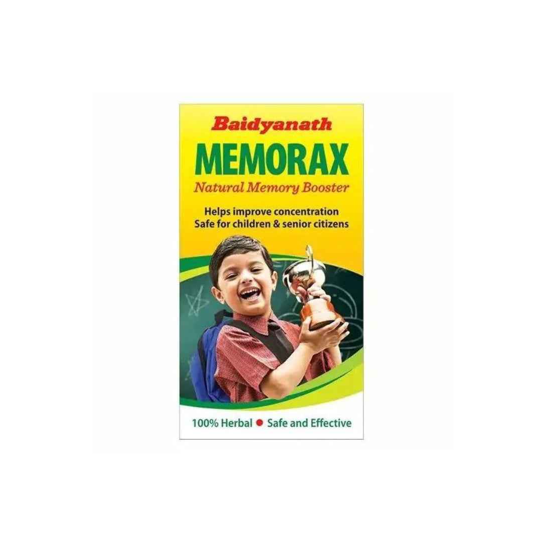 Baidyanath Memory & Focus Tablets 50 Tabs | Ayurvedic Brain Health & Mental Clarity Support