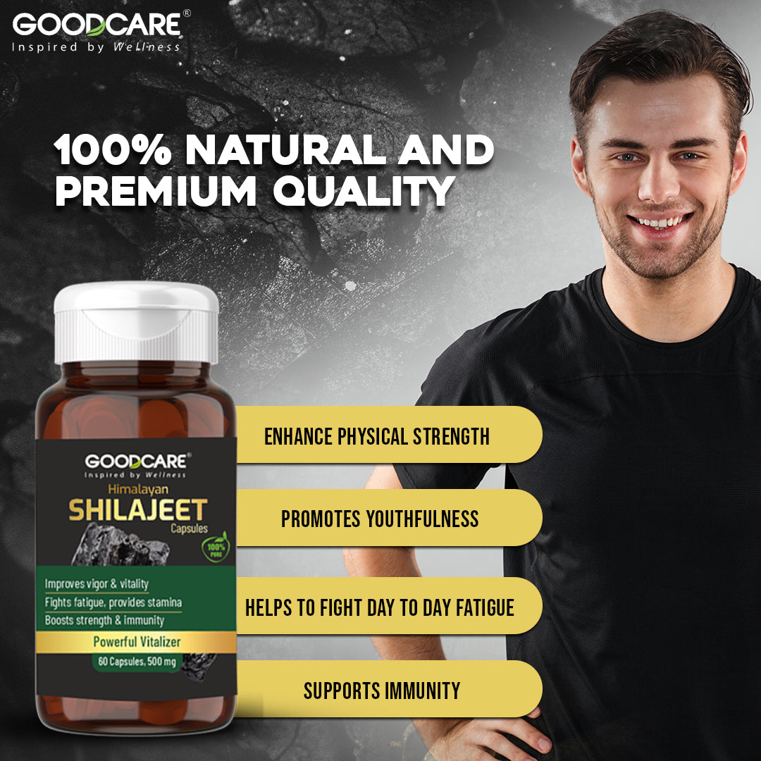 GoodCare Himalayan Shilajeet Capsules - 60 Capsules