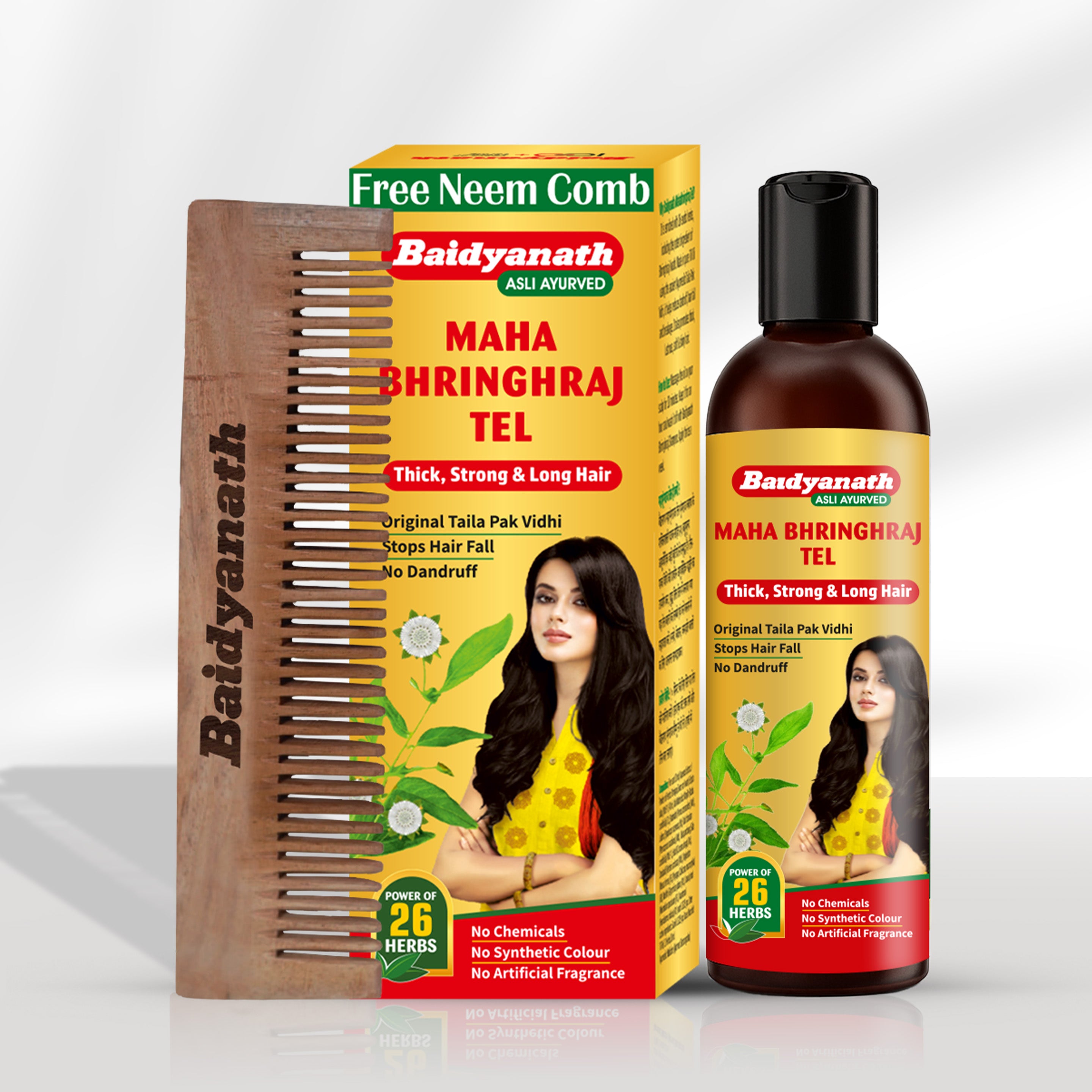 Baidyanath Mahabhringraj Oil (MED) - Ayurvedic Hair Oil - 200ml