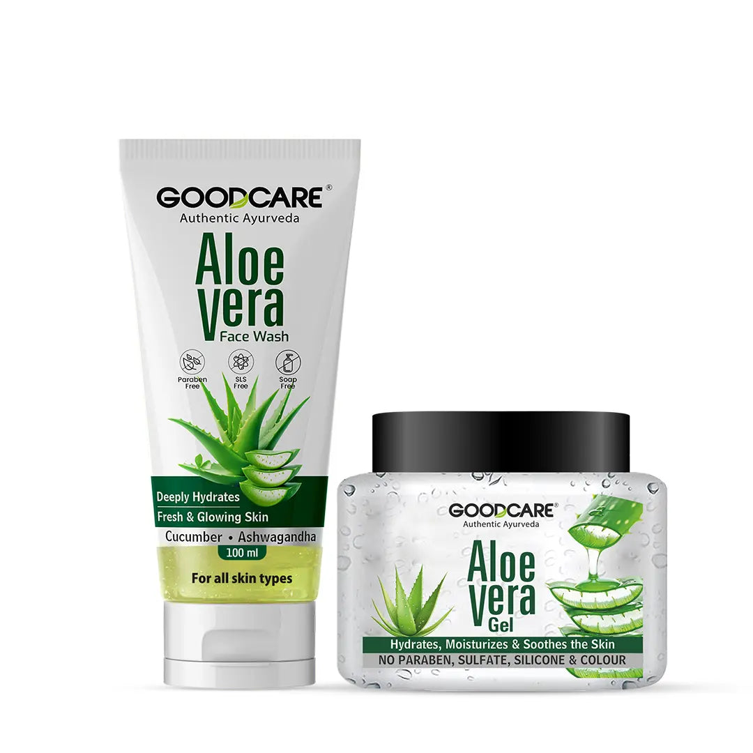 Aloe vera Gel & Face wash Combo For Ultimate Hydration