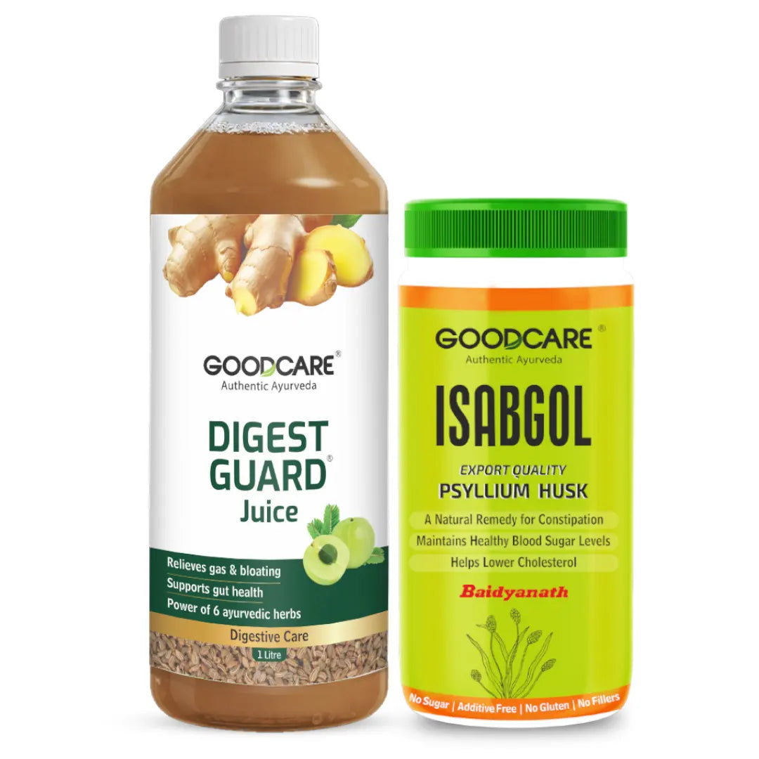 Gut Health Combo Of Digest Guard Juice & Isabgol(100 gm)