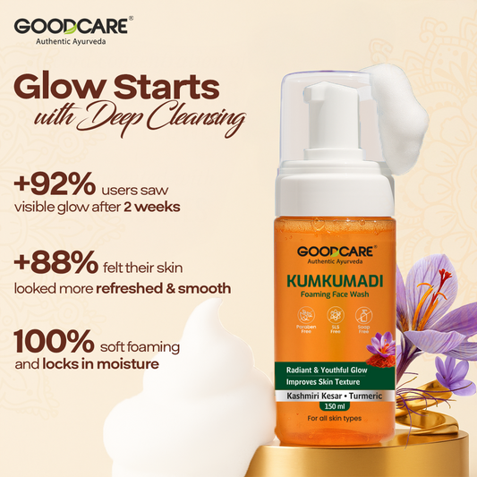 Goodcare Kumkumadi Foaming Face Wash - 150ml