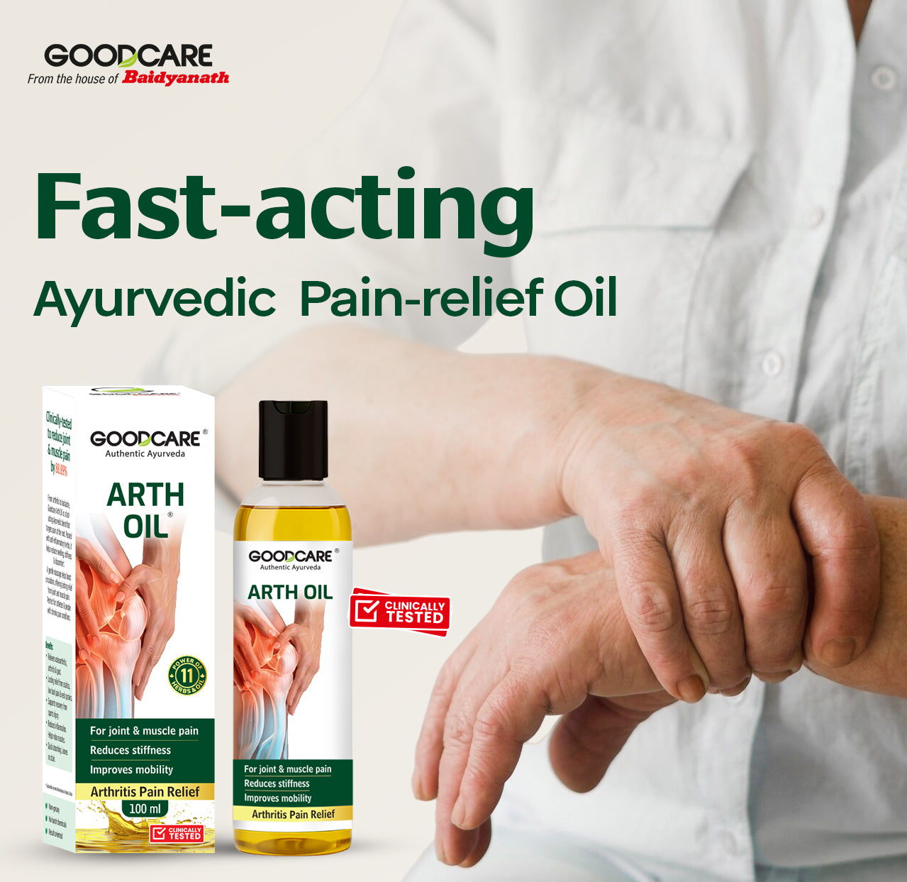 Goodcare Arth Oil An Ayurvedic Pain Relief Oil - 100ml