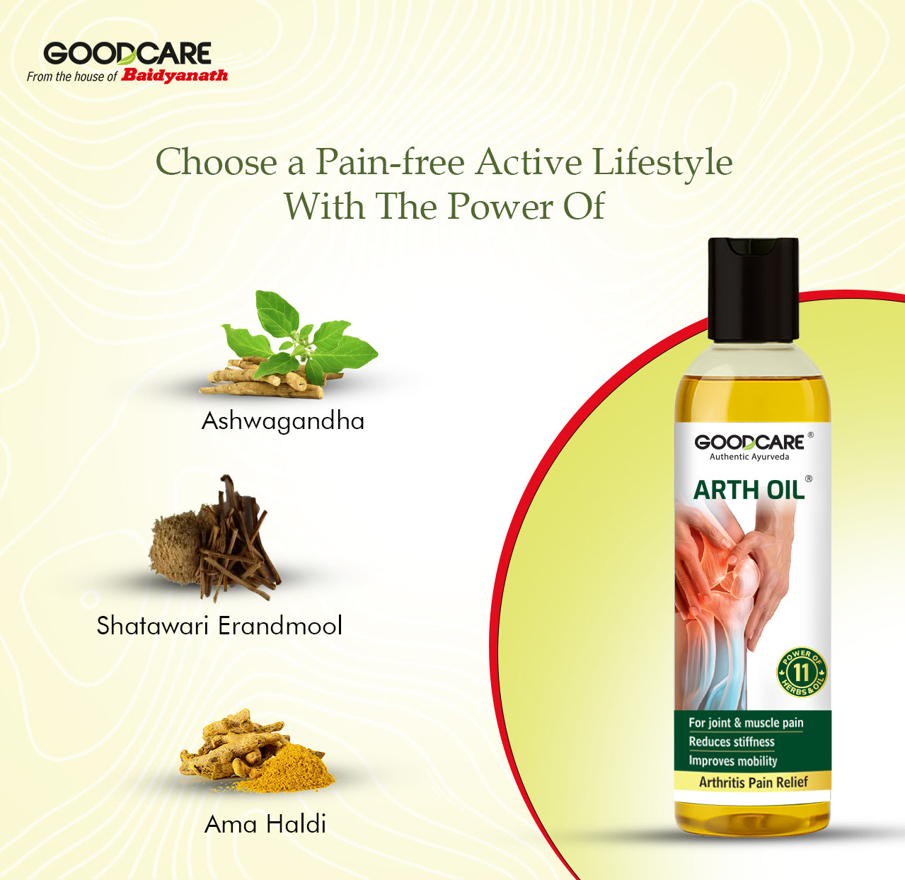 Goodcare Arth Oil An Ayurvedic Pain Relief Oil - 100ml
