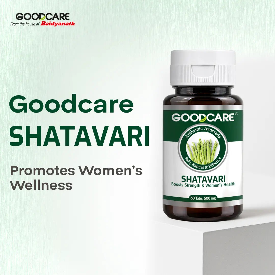 Goodcare Shatavari 60 Tablets For Women’s Strength, Energy, Immunity and Reproductive Health